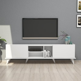 Hanah Home Elegante 1320 Soporte de TV Blanco
